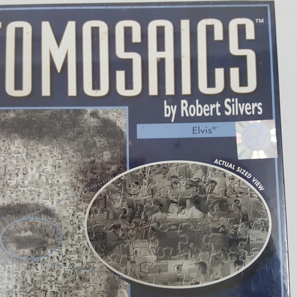 Elvis Jigsaw Puzzle Wertheimer Photomosaic 1000 Pc - Picture 3 of 12